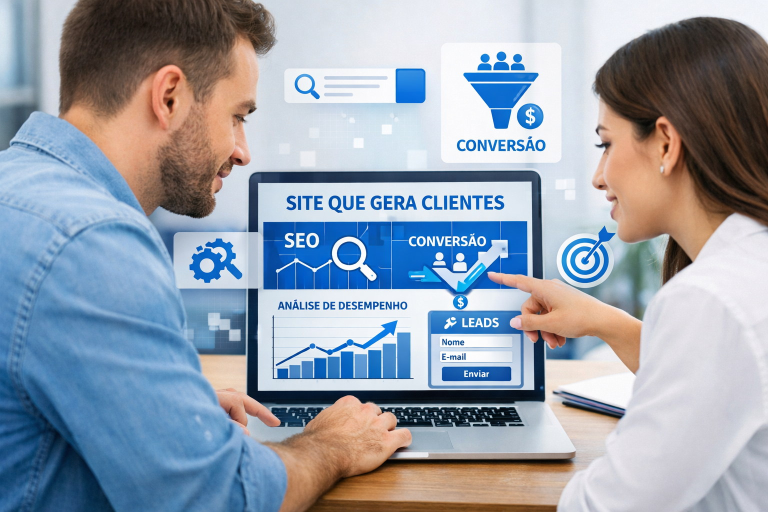 Como criar um site que gera clientes